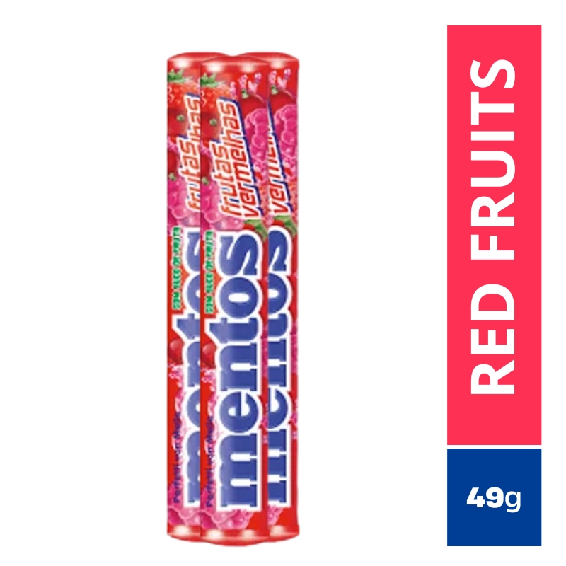 Mentos Frutas Vermelhas 49g