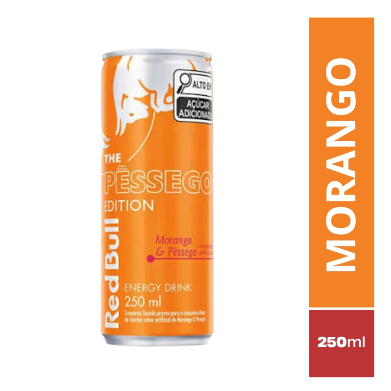 Red Bull The Pessego Edition Morango Pessego 250ml